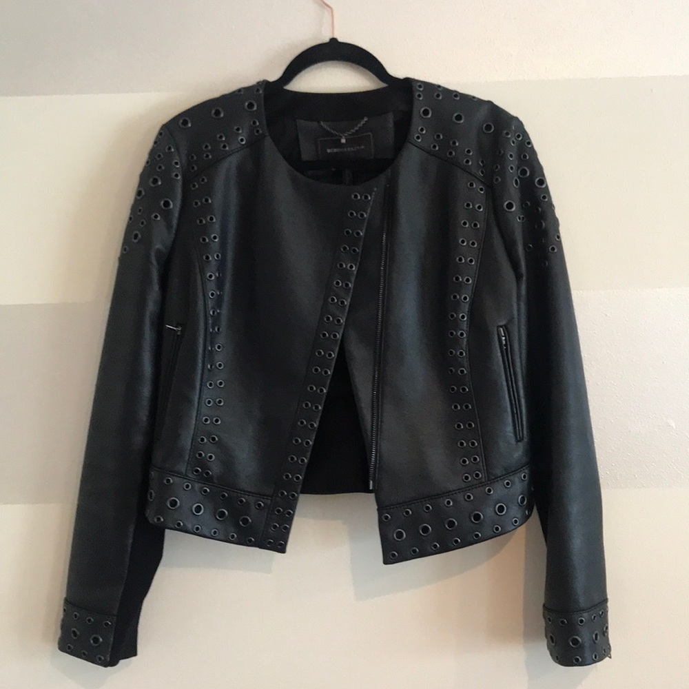 BCBG Faux Moto Jacket
